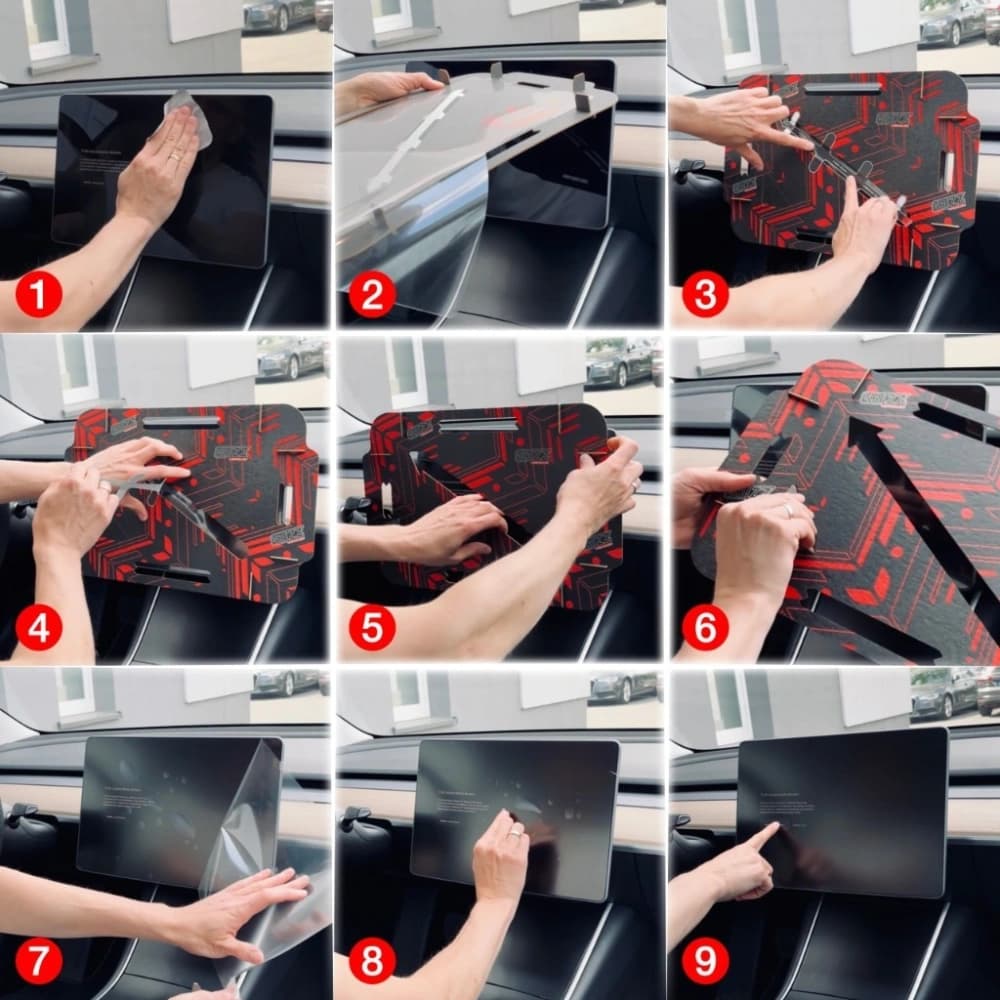 GrizzGlass CarDisplay MatteScreen Easy Mercedes GLC X254 2022-2024 - 9