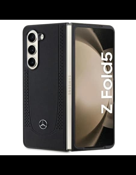 Mercedes MEHCZFD5ARMBK Samsung Galaxy Z Fold5 keménytok Bőr Urban fekete