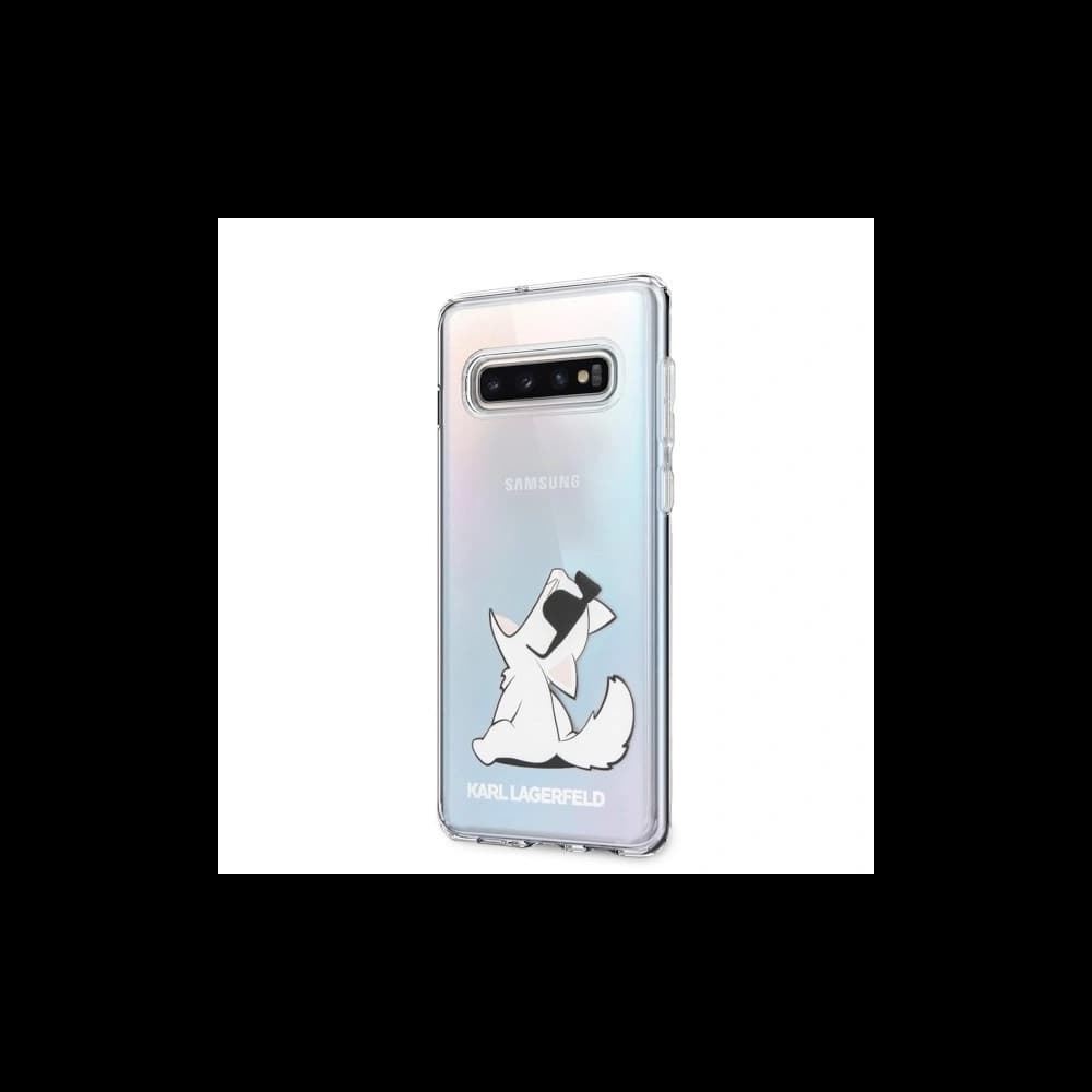 Karl Lagerfeld KLHCS10CFNRC S10 G973 tvrdý obal průhledný Choupette Fun - 2