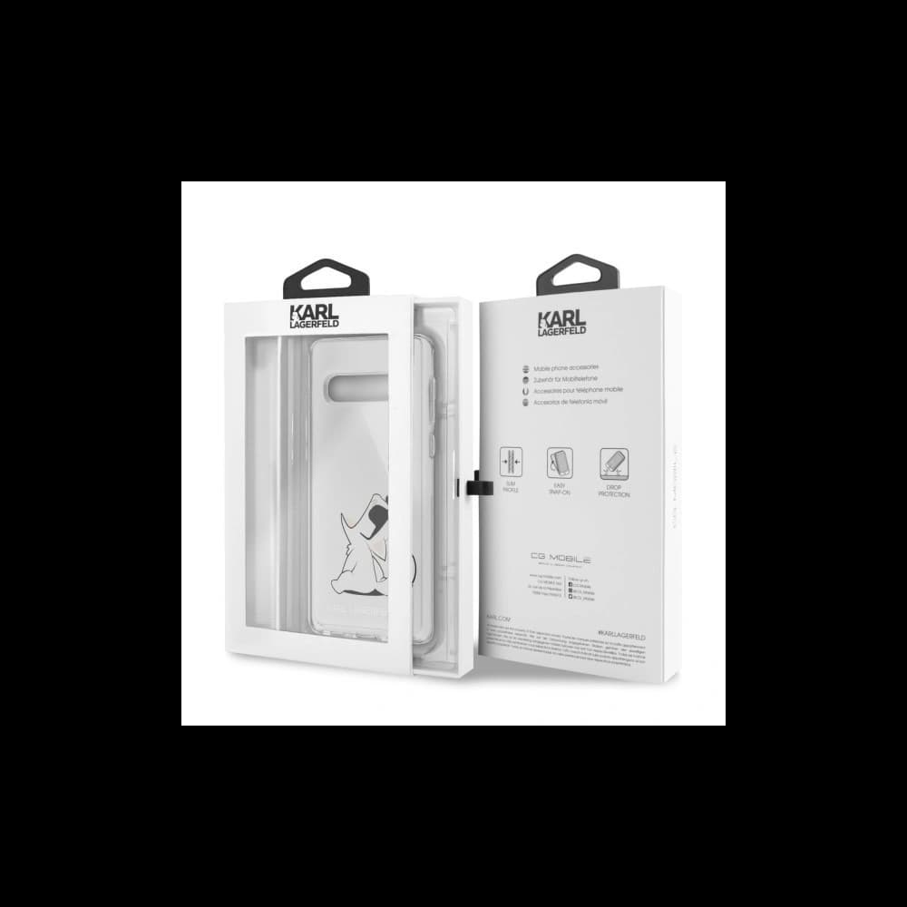 Karl Lagerfeld KLHCS10CFNRC S10 G973 tvrdý obal průhledný Choupette Fun - 5