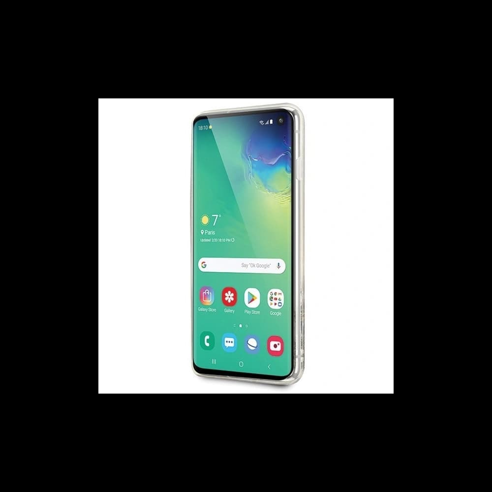 Karl Lagerfeld KLHCS10ROGO S10 G973 černo-zlatý/black & gold hard case Glitter - 5