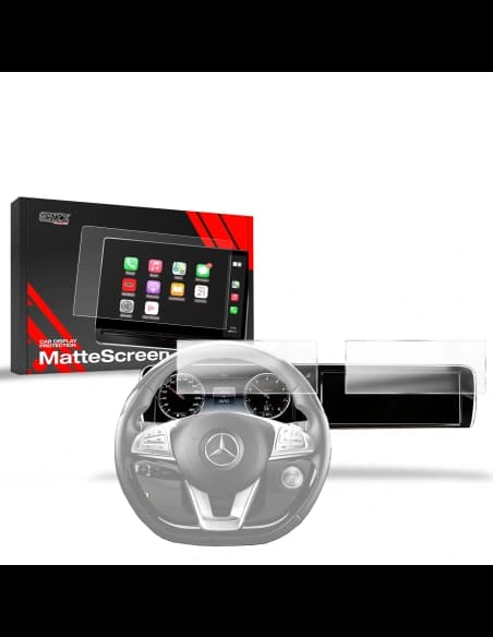 Matte GrizzGlass CarDisplay Protection Mercedes S Class W222 (2013-2017) [2in1]