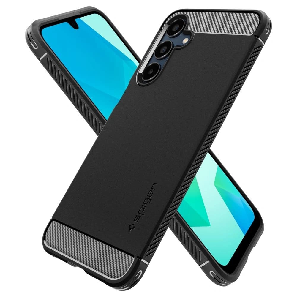 Spigen Rugged Armor Samsung Galaxy A16 4G / 5G Mattschwarz - 7