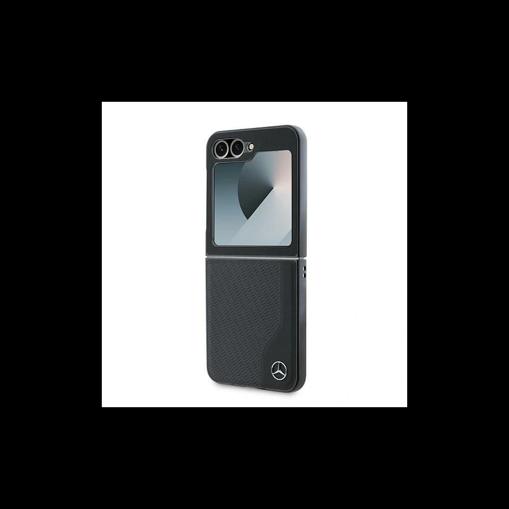 Mercedes MEHMZF623RBGVK Samsung Galaxy Z Flip 6 / 7 FE Bőr Fa Imitáció MagSafe fekete - 6