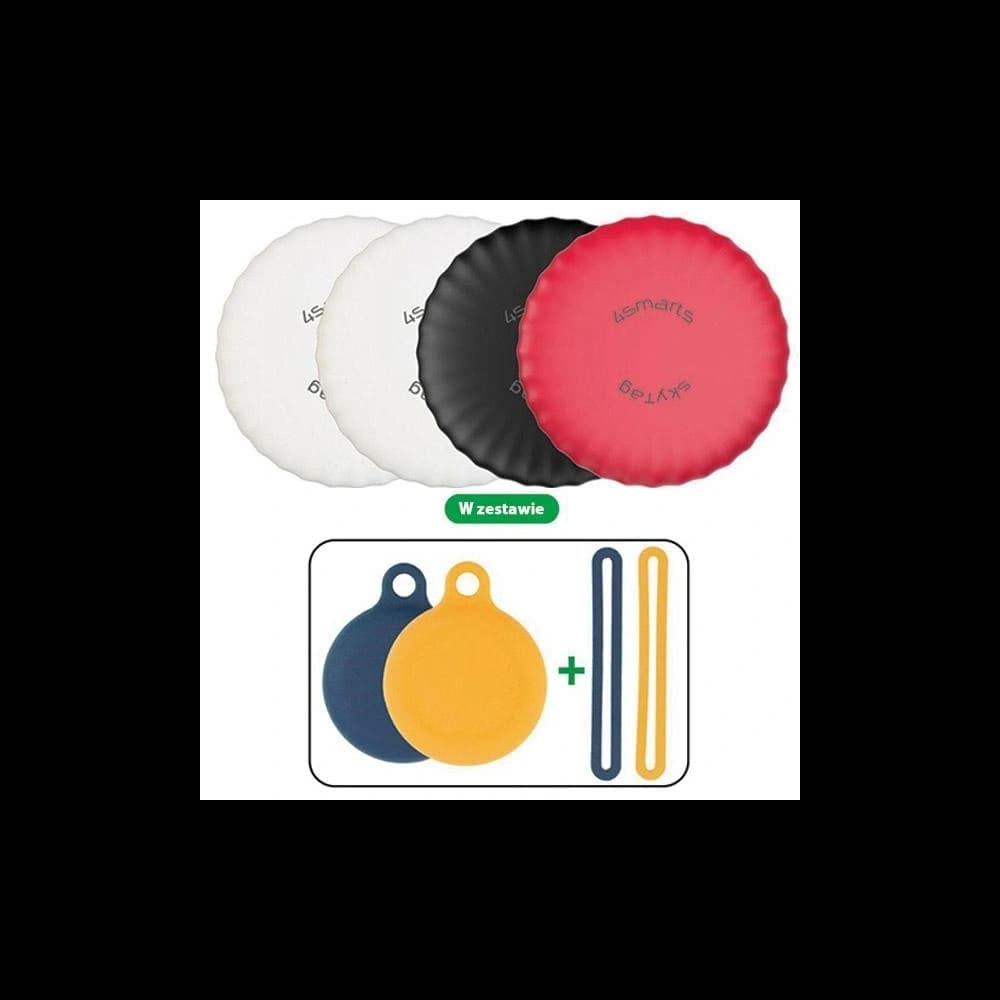 Set 4smarts Location Finder SkyTag Slim 2xAlb + Negru + Roșu - 1