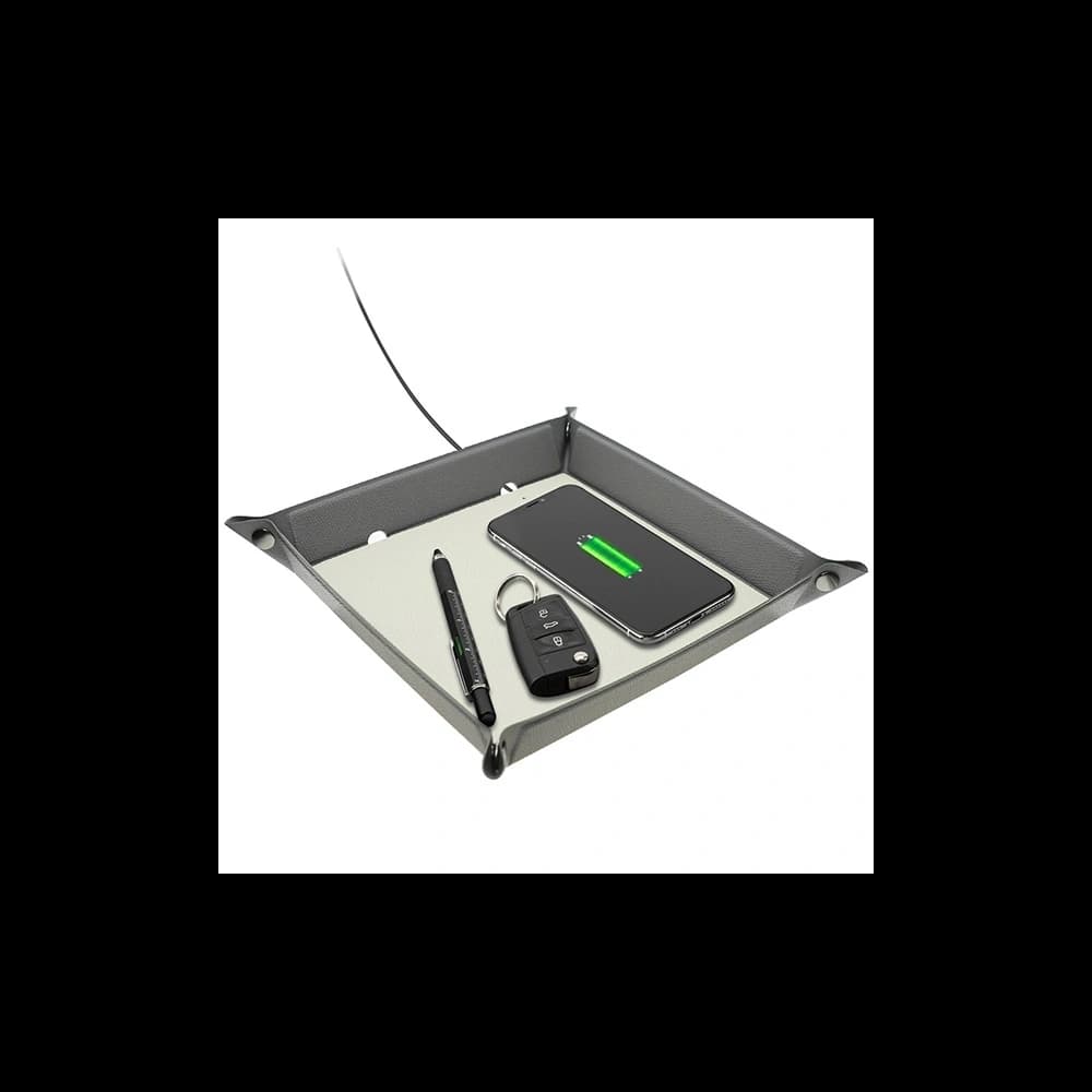 4smarts Organizer with inductive charger 15W grey cream/grey creme - 4