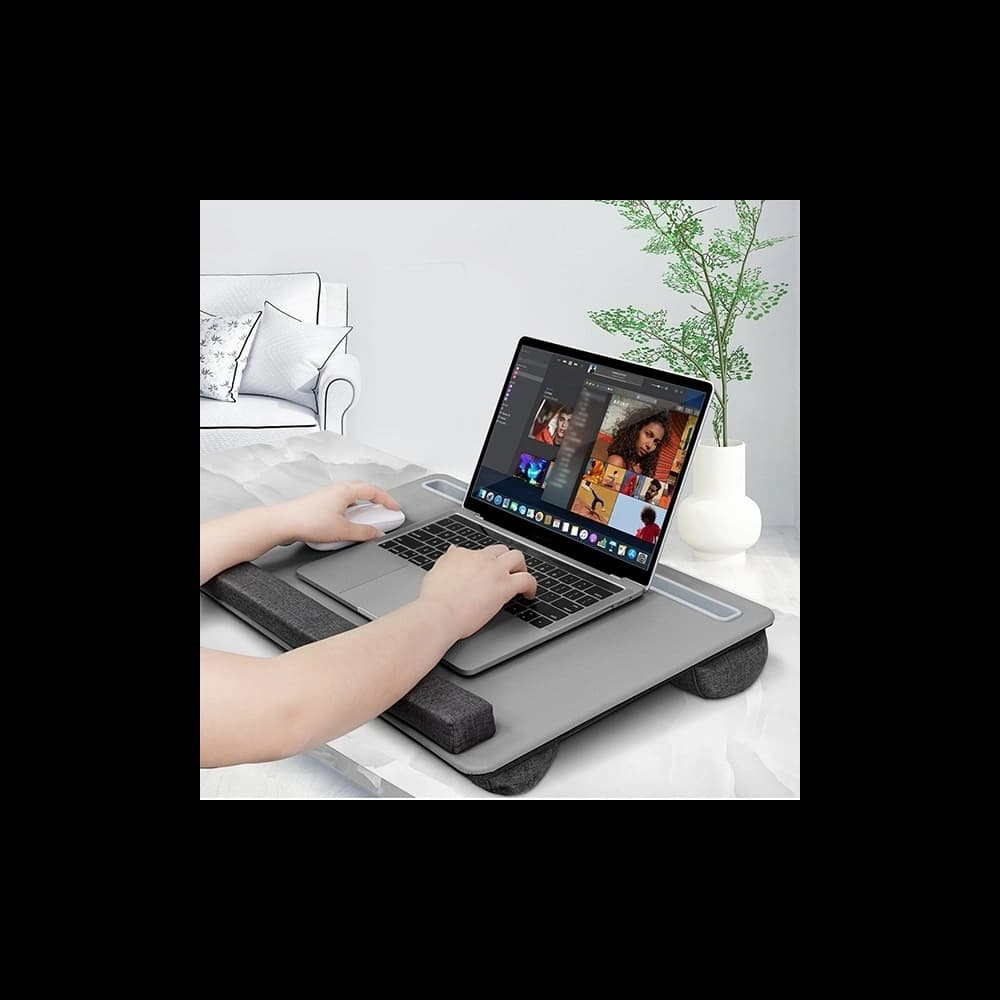 4smarts ErgoFix WorkPillow Laptopkissen grau - 3