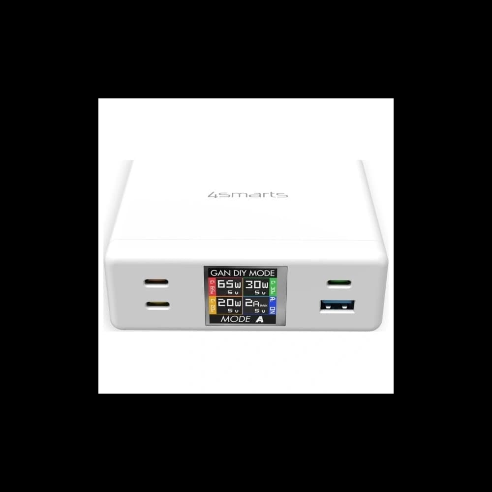 Nabíjecí stanice 4smarts 130W GaN DIY režim bílá/white - 3