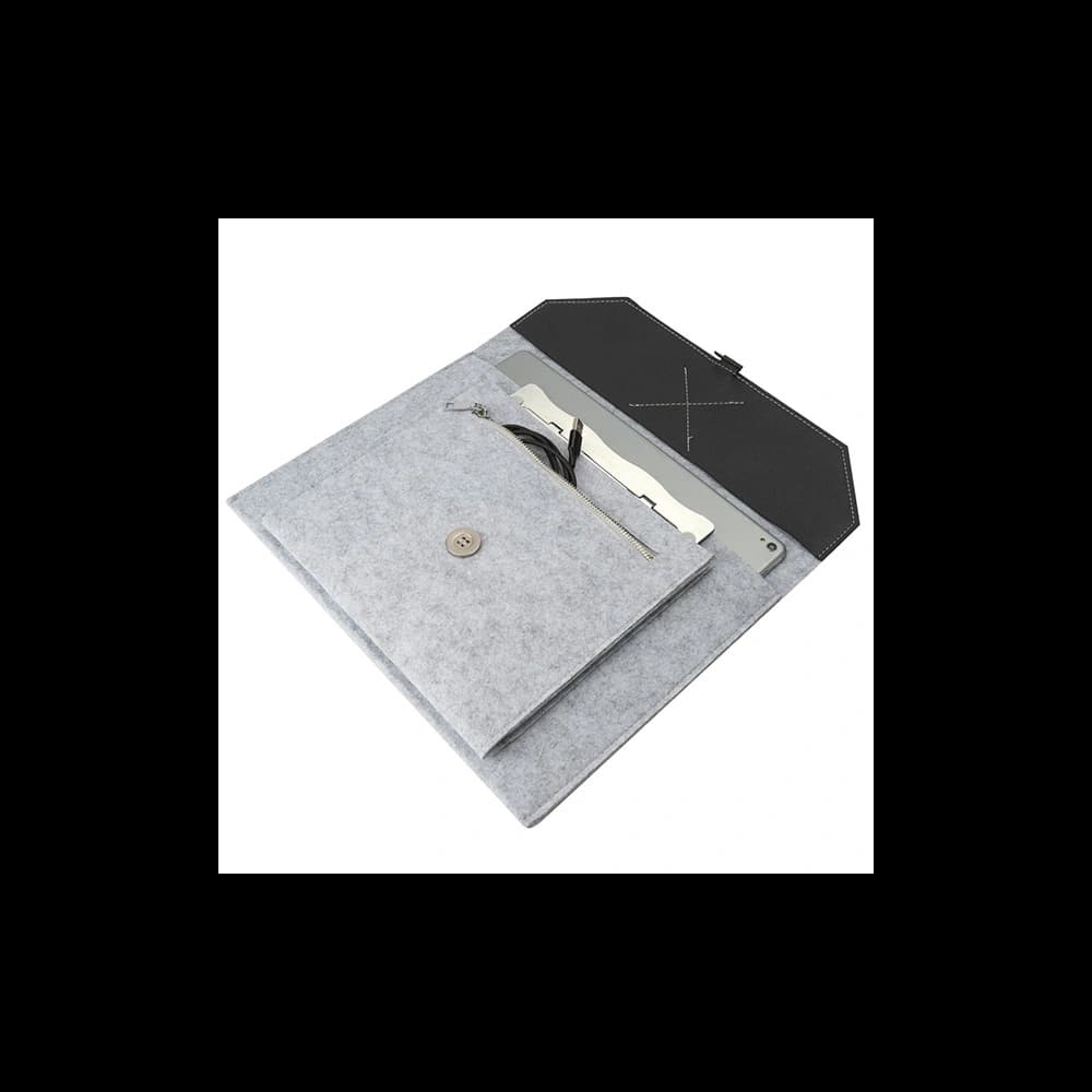 4smarts Laptop-/Tablet-Ständer Tasche FoldStand ErgoFix 13' grau/silber - 5