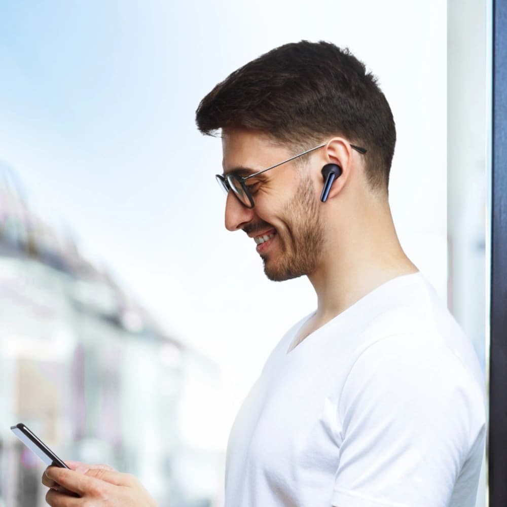 Bezdrátová sluchátka do uší Joyroom Funpods JR-FN2 TWS Bluetooth 5.4 ANC IP54 černá - 9