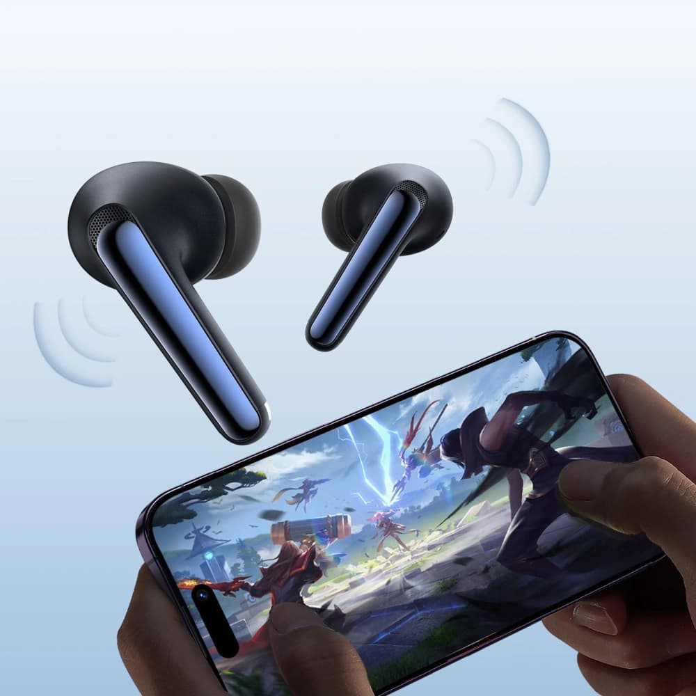 Bezdrátová sluchátka do uší Joyroom Funpods JR-FN2 TWS Bluetooth 5.4 ANC IP54 černá - 14