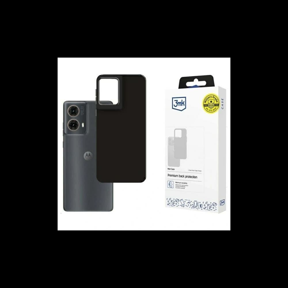 3MK Matt Case Motorola Moto G85 schwarz