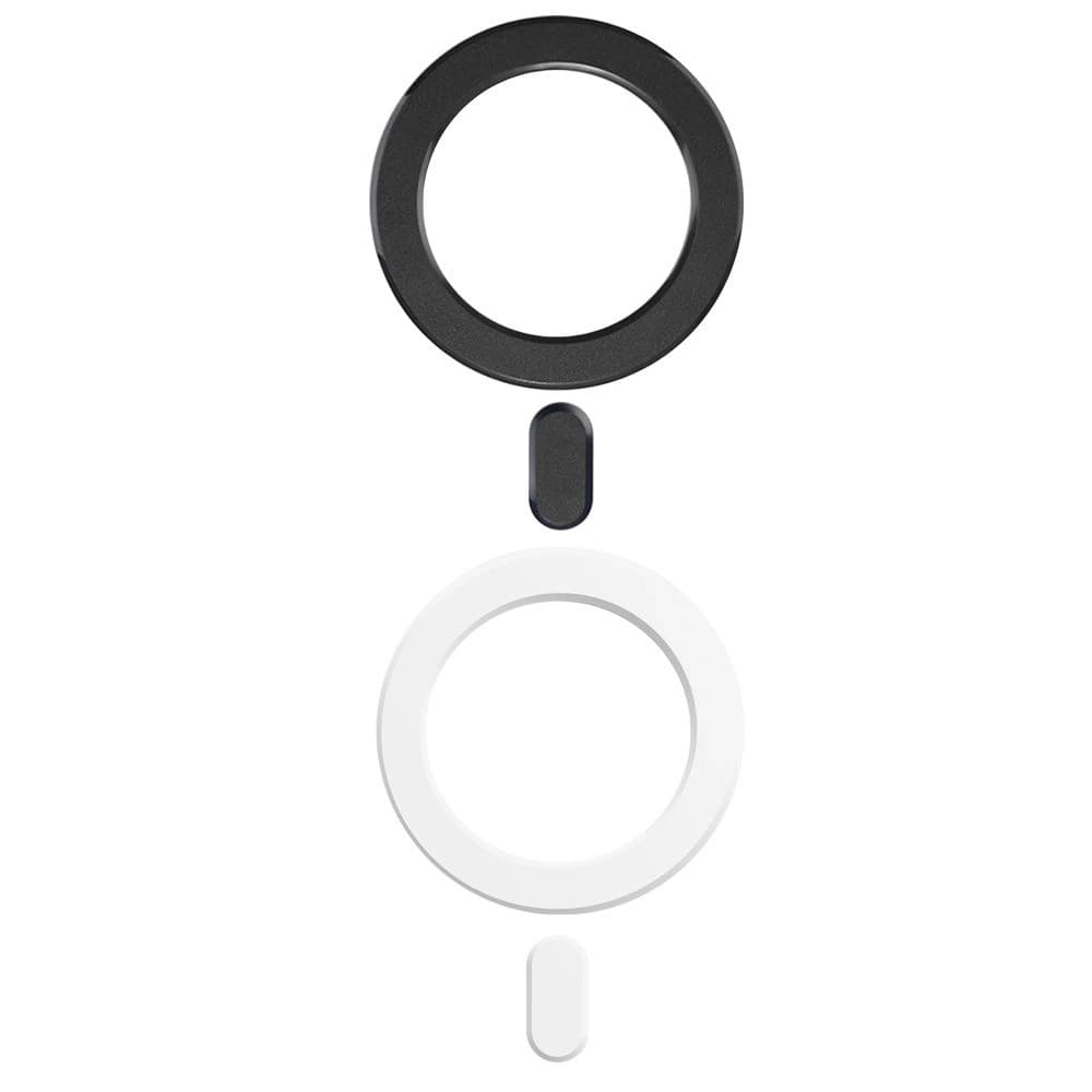 Tech-Protect MMP-100 Magnetic MagSafe Ring Black & White [2 PACK] - 2