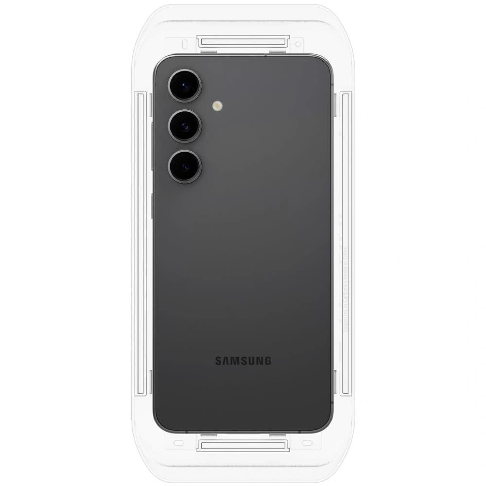 Spigen GLAS.tR ez Fit Samsung Galaxy S24 FE Clear [2 PACK] - 8