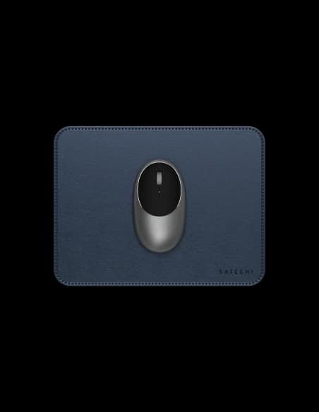 Podkładka na biurko ze skóry wegańskiej Satechi Premium Mouse Pad (blue)