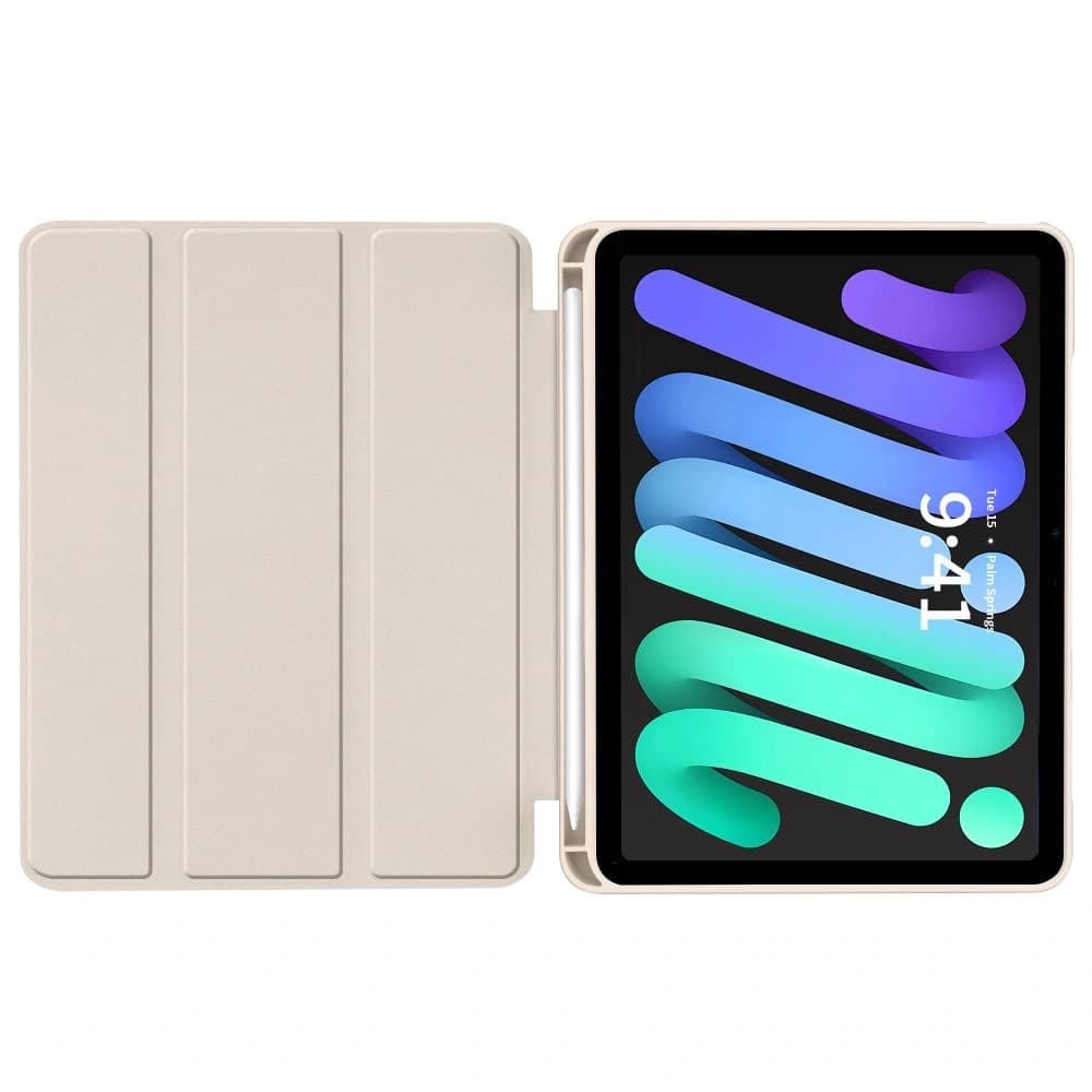 Tech-Protect SmartCase Toll Apple iPad Mini 8.3 6 / 7 2021 / 2024 Starlight - 5