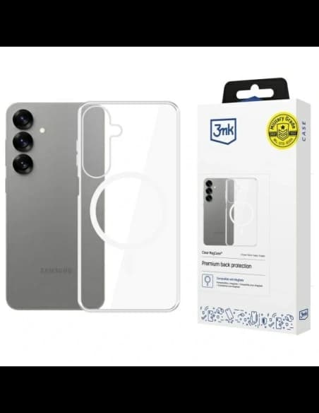 3MK MagCase Samsung Galaxy S25 MagSafe átlátszó
