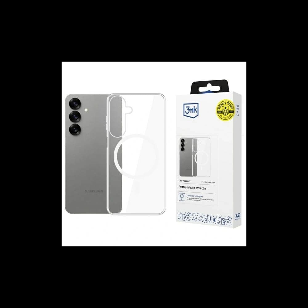 3MK MagCase Samsung Galaxy S25 MagSafe clear