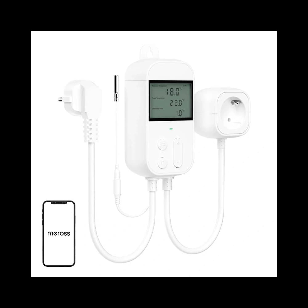 Hőmérséklet-szabályozó termosztát Meross MTS960HK (HomeKit) - 1