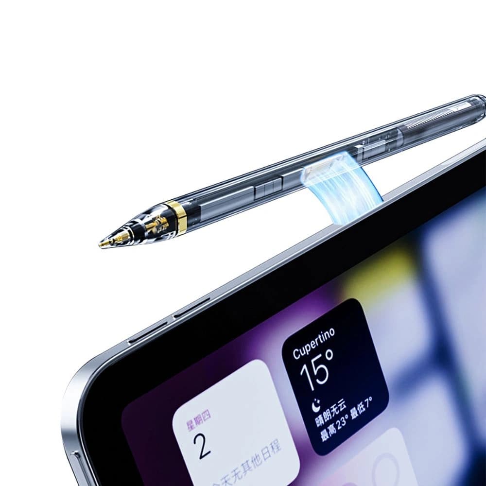 Tech-protect Digital Magnetic Stylus Pen ”4” Ipad Clear/black - 5