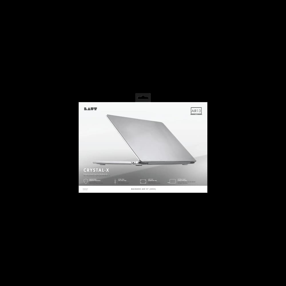 LAUT Slim Crystal-X Apple MacBook Air 13" M2 2022 / M3 2024 (kristall) - 2