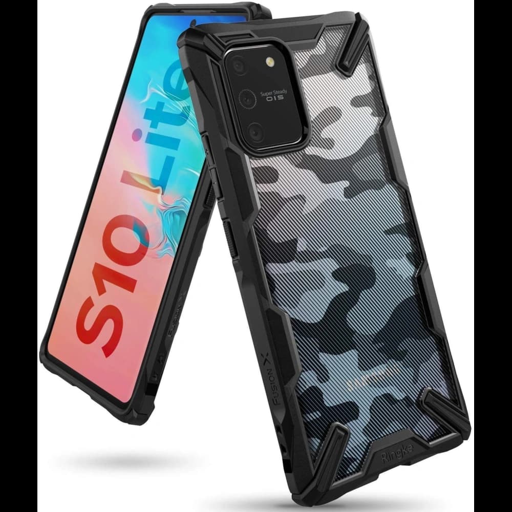 Ringke Fusion-X Design Samsung Galaxy S10 Lite Camo (Moro) Black
