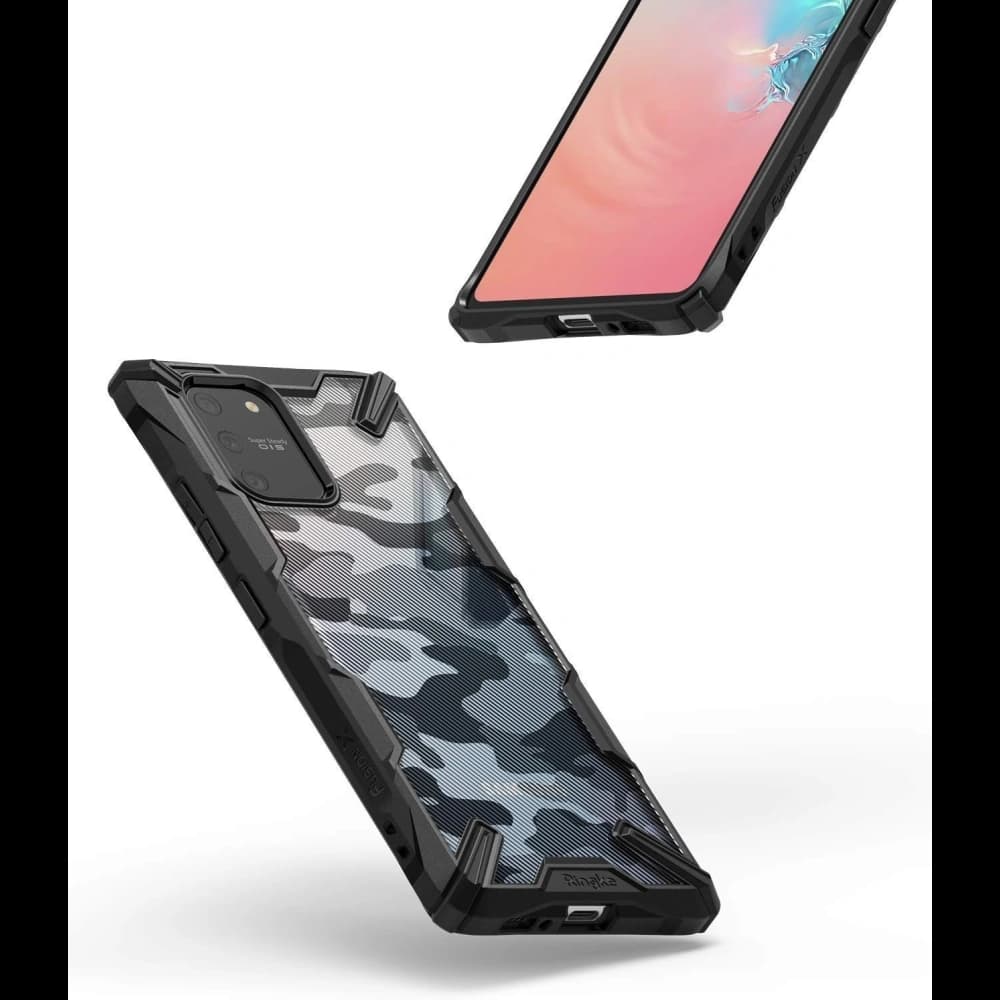 Ringke Fusion-X Design Samsung Galaxy S10 Lite Camo (Moro) Black - 7