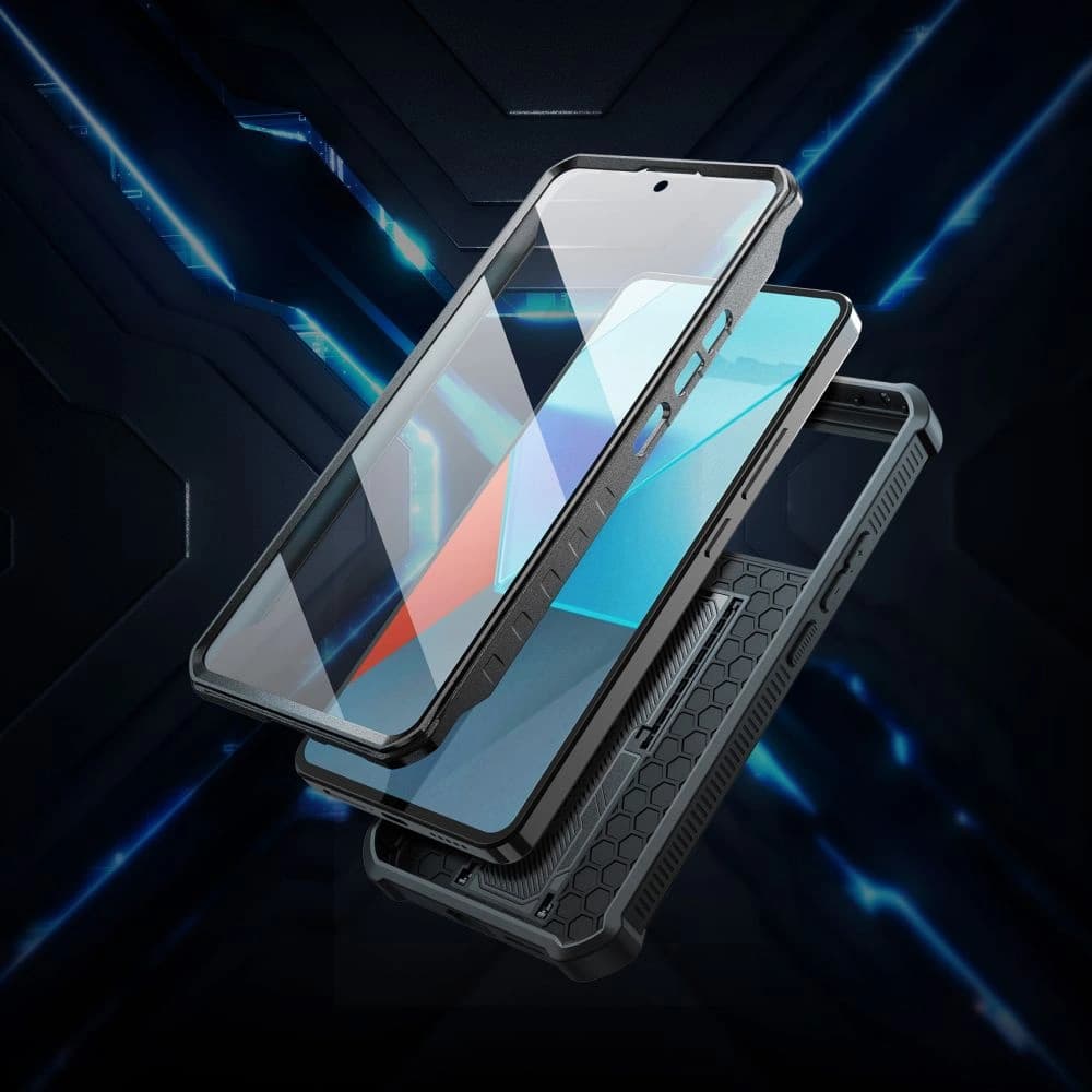 [OUTLET] Tok Tech-Protect Kevlar Cam+ Xiaomi Redmi Note 13 Pro 5G / POCO X6 5G Fekete - 5