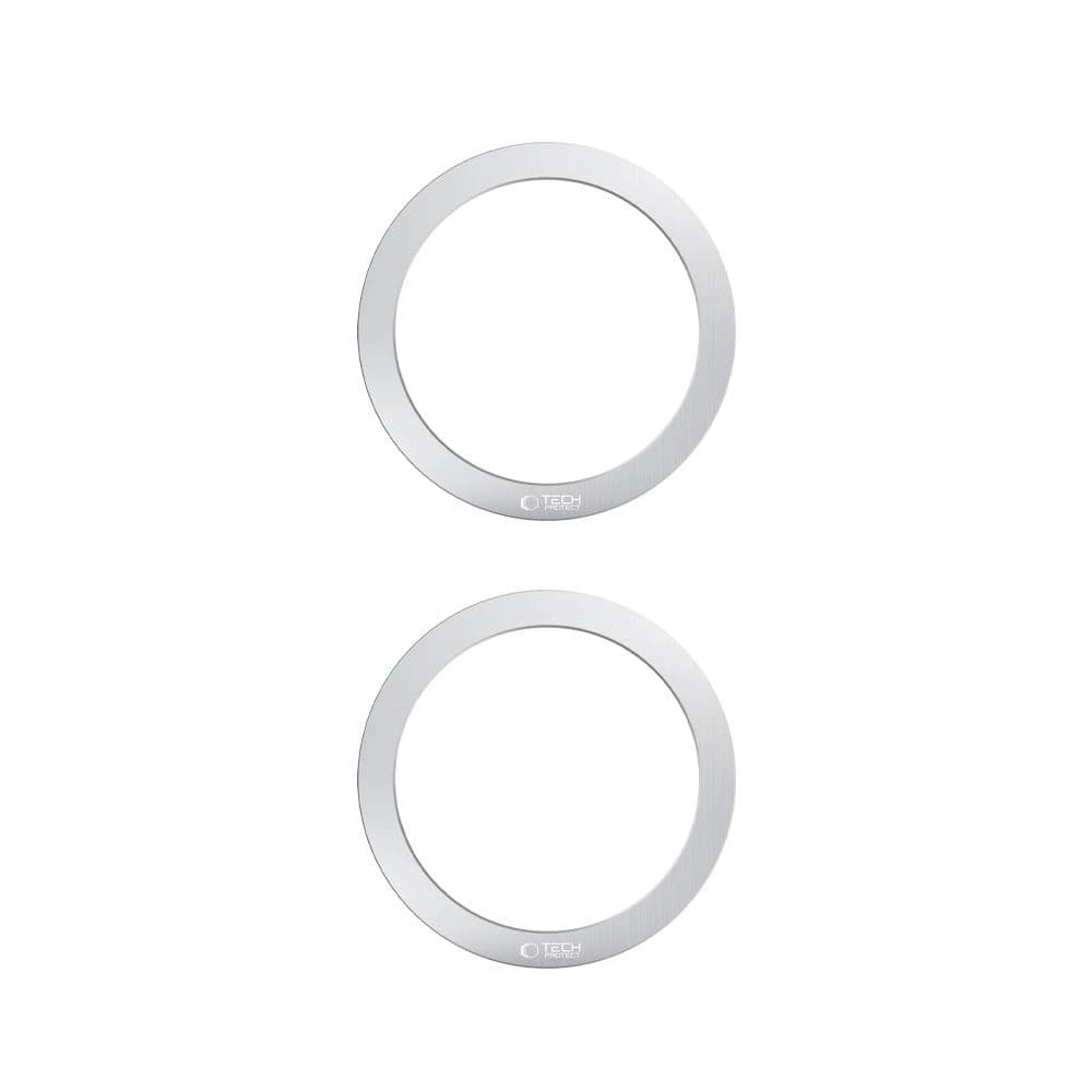 Tech-Protect MMP-110 Magnetic MagSafe Ring Silver [2 PACK] - 2