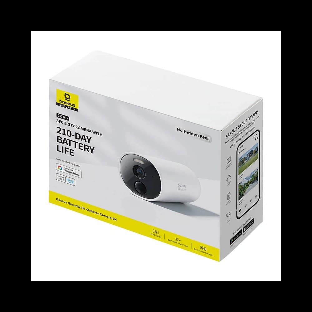 Baseus B1 2K Kültéri Kamera (Fehér) - 6