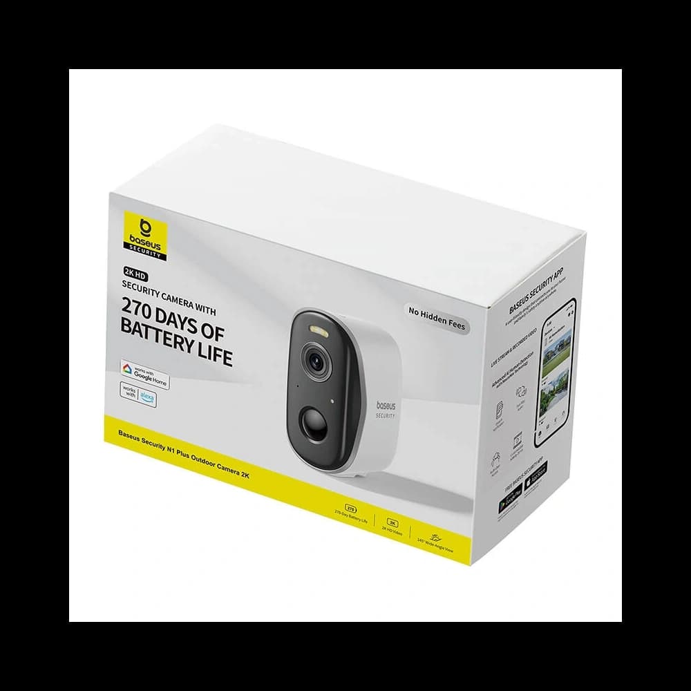 Baseus N1 Plus Kültéri Kamera (Fehér) - 4