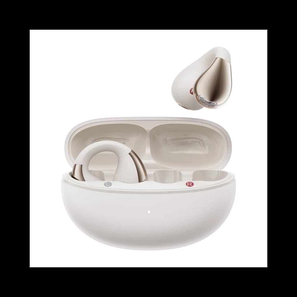 QCY Crossky Clip T33 Bluetooth 5.4 vezeték nélküli fejhallgató (fehér) - 4