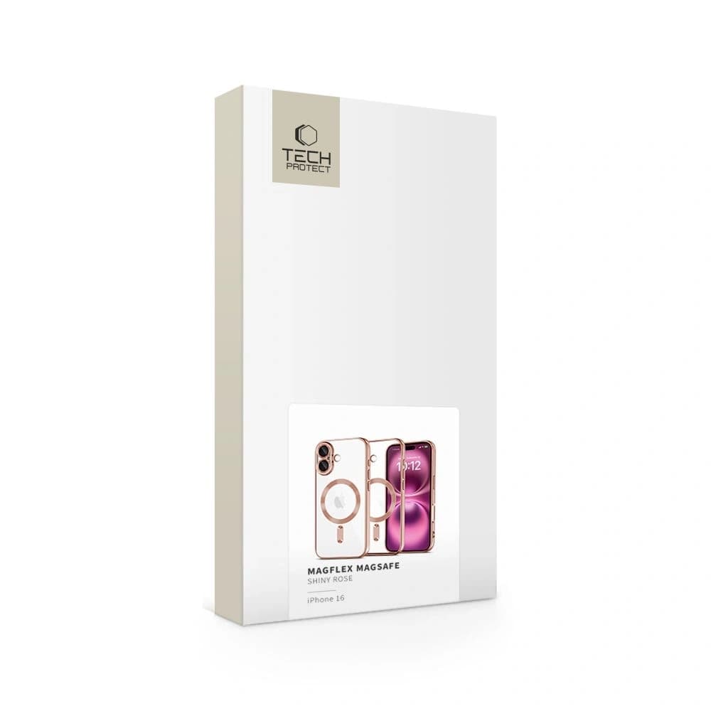 Tech-Protect MagFlex MagSafe Apple iPhone 16 Shiny Rose - 5