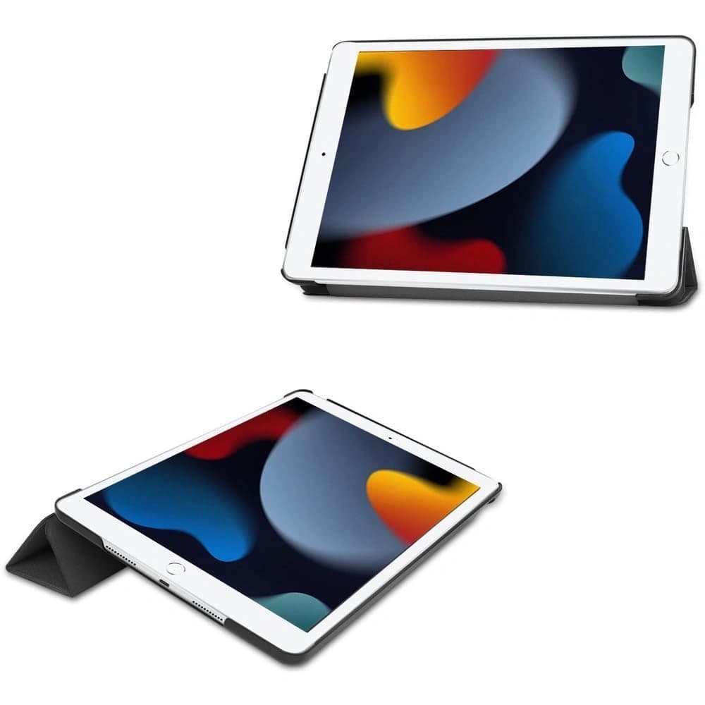 Bizon Case Tab Croc Apple iPad 9/8/7 10.2 2021/2020/2019 fekete - 2