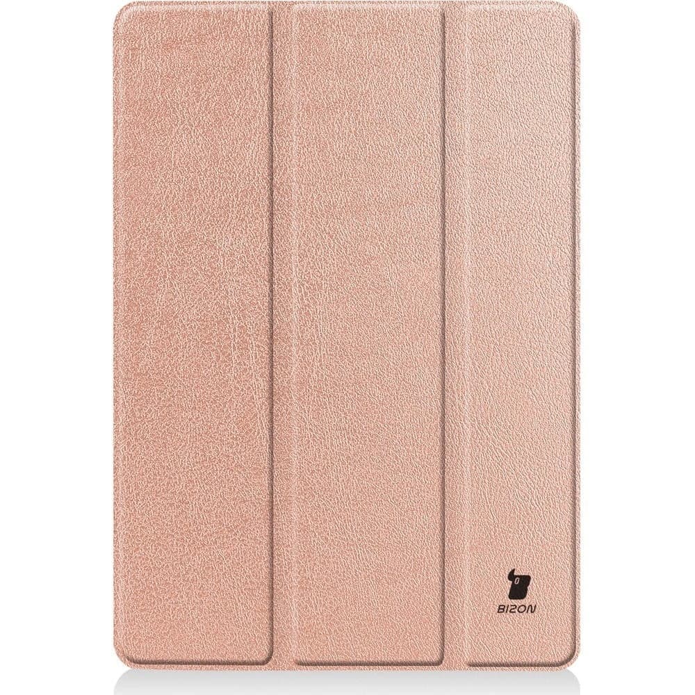 Etui Bizon Case Tab Croc do Apple iPad 9/8/7 10.2 2021/2020/2019 růžovo-zlaté - 4