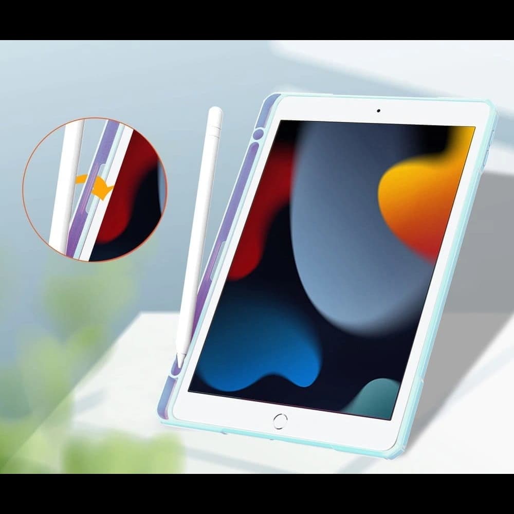 Etui Bizon Case Tab Clear Matt do Apple iPad 9/8/7 10.2 2021/2020/2019 modré - 5