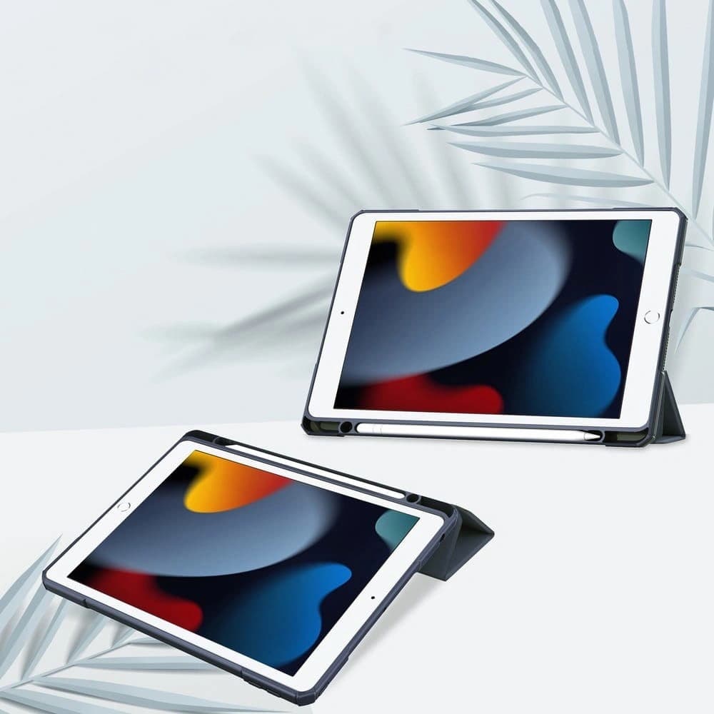Bizon Case Tab Clear Matt Apple iPad 9/8/7 10.2 2021/2020/2019 albastru marin - 2