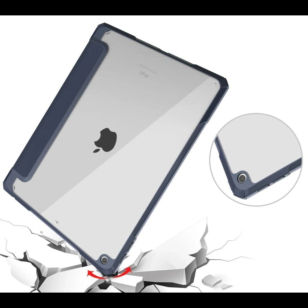 Bizon Case Tab Clear Matt Apple iPad 9/8/7 10.2 2021/2020/2019 albastru marin - 6