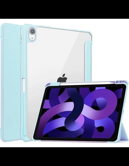 Etui Bizon Case Tab Clear Matt do Apple iPad Air 6 / Air 5 / Air 4 / iPad Pro 11 2018 błękitne