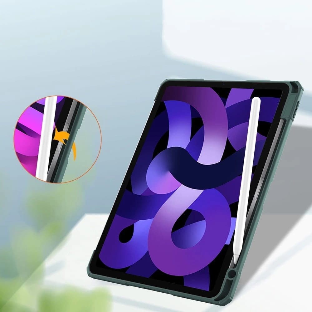 Bizon Case Tab Clear Matt Apple iPad Air 6 / Air 5 / Air 4 / iPad Pro 11 2018 dark green - 5