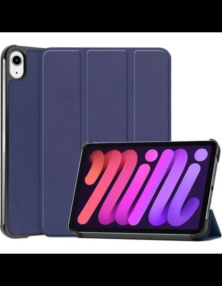 Bizon Case Tab Croc Apple iPad Mini (A17 Pro) 2024 / iPad Mini 6 2021 marineblau