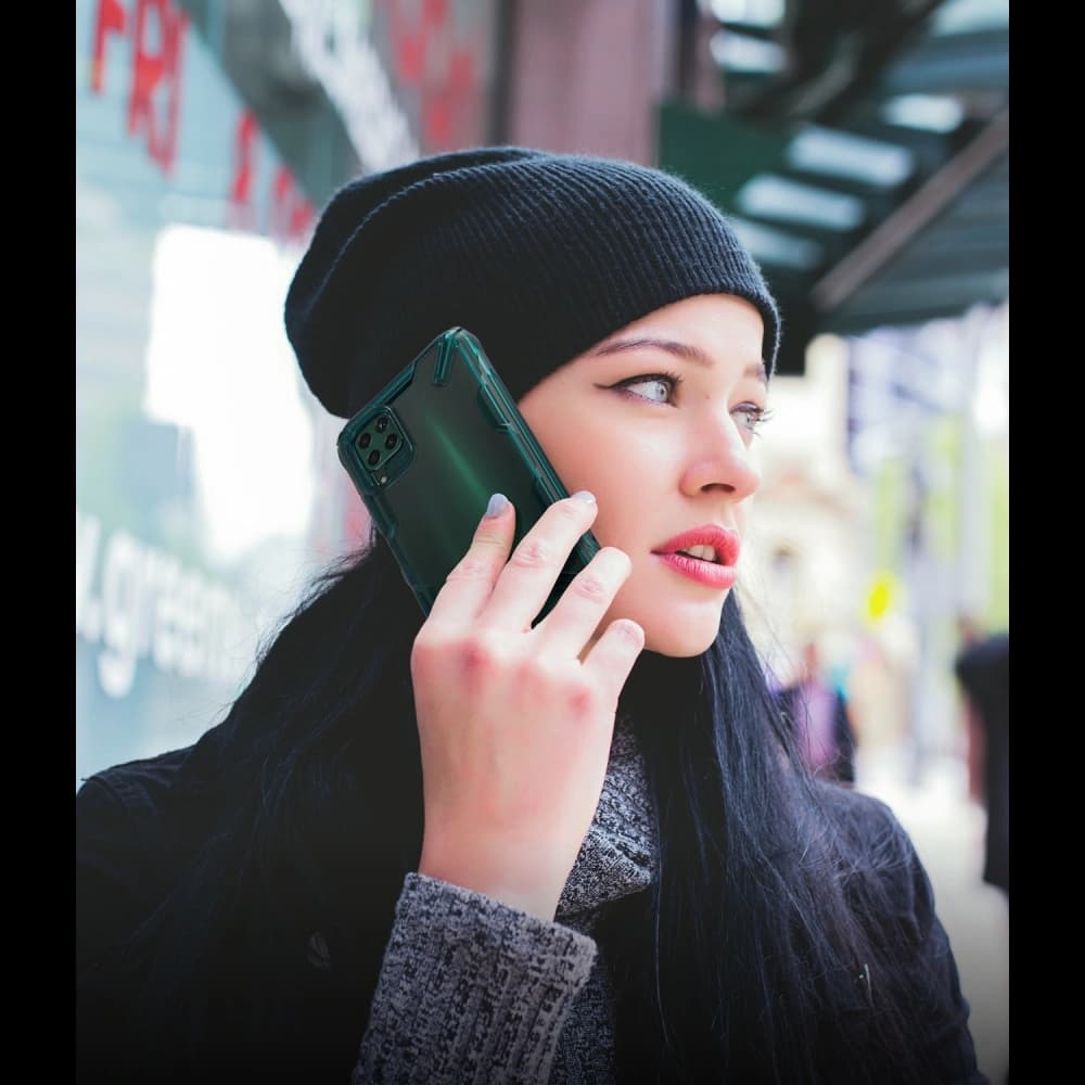 Etui Ringke Fusion-X Huawei P40 Pro Tyrkysově zelená - 20