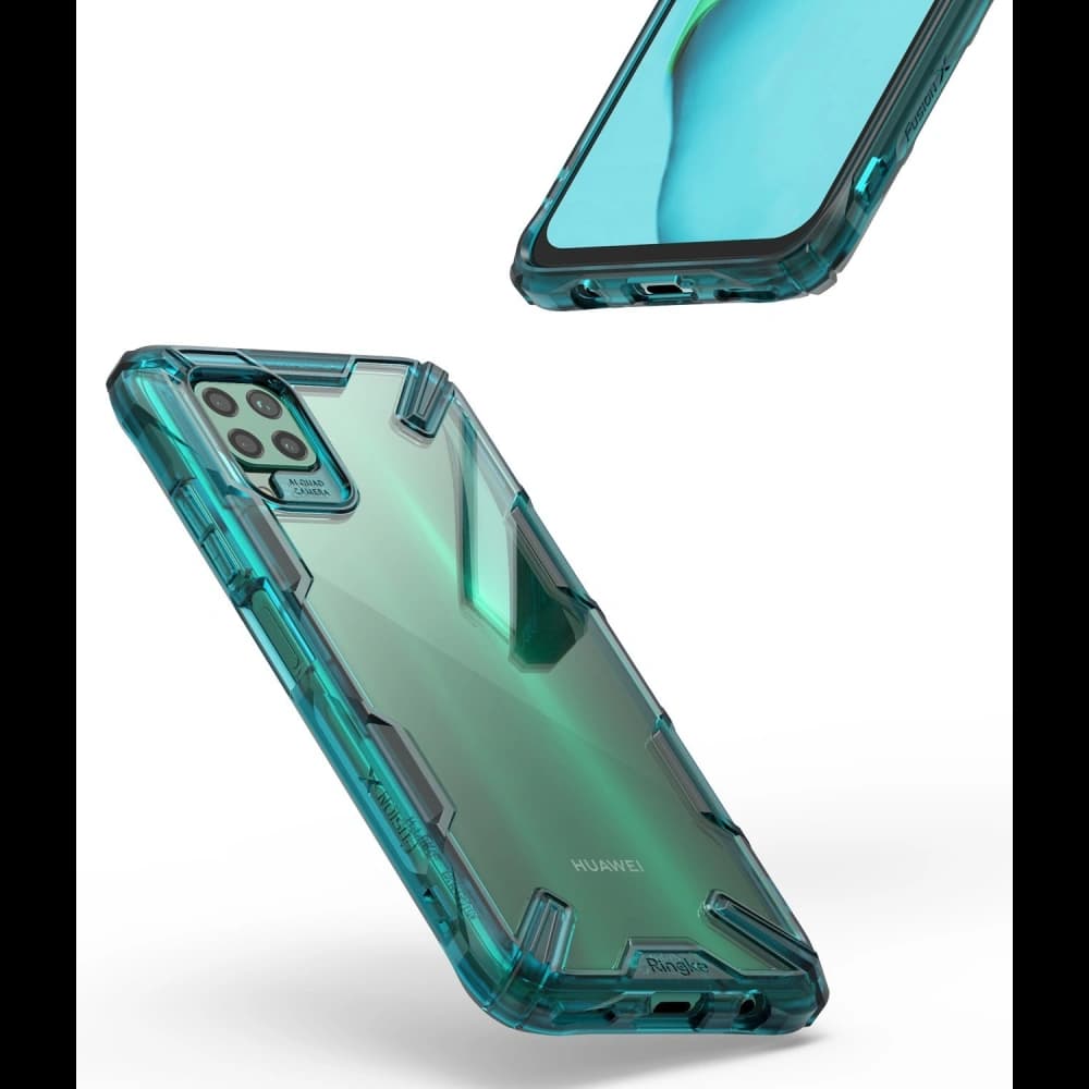 Etui Ringke Fusion-X Huawei P40 Pro Tyrkysově zelená - 8