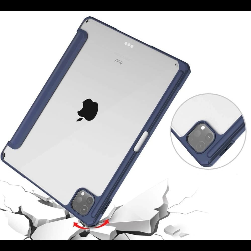 Bizon Case Tab Clear Matt Apple iPad Pro 11 2022/2021/2020/2018 tengerészkék - 6