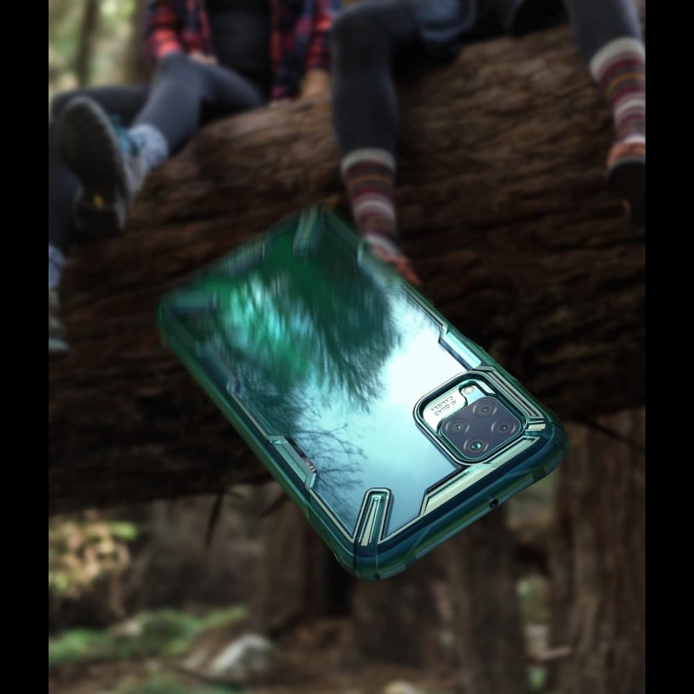 Etui Ringke Fusion-X Huawei P40 Pro Tyrkysově zelená - 18