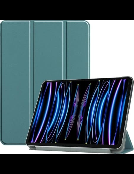 Etui Bizon Case Tab Croc do Apple iPad Pro 11 2022/2021/2020/2018 ciemnozielone