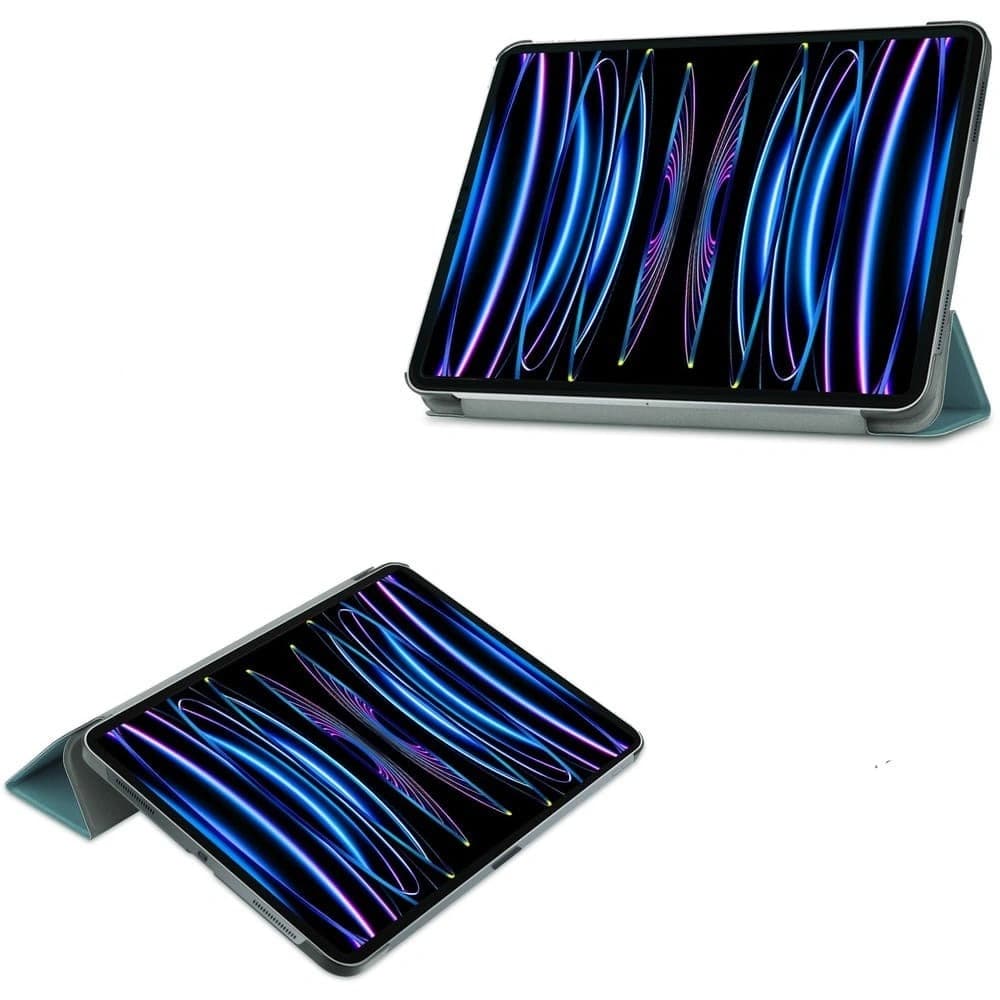 Etui Bizon Case Tab Croc do Apple iPad Pro 11 2022/2021/2020/2018 tmavě zelené - 2