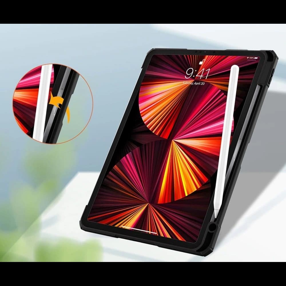 Etui Bizon Case Tab Clear Matt do Apple iPad Pro 11 2022/2021/2020/2018 černé - 5