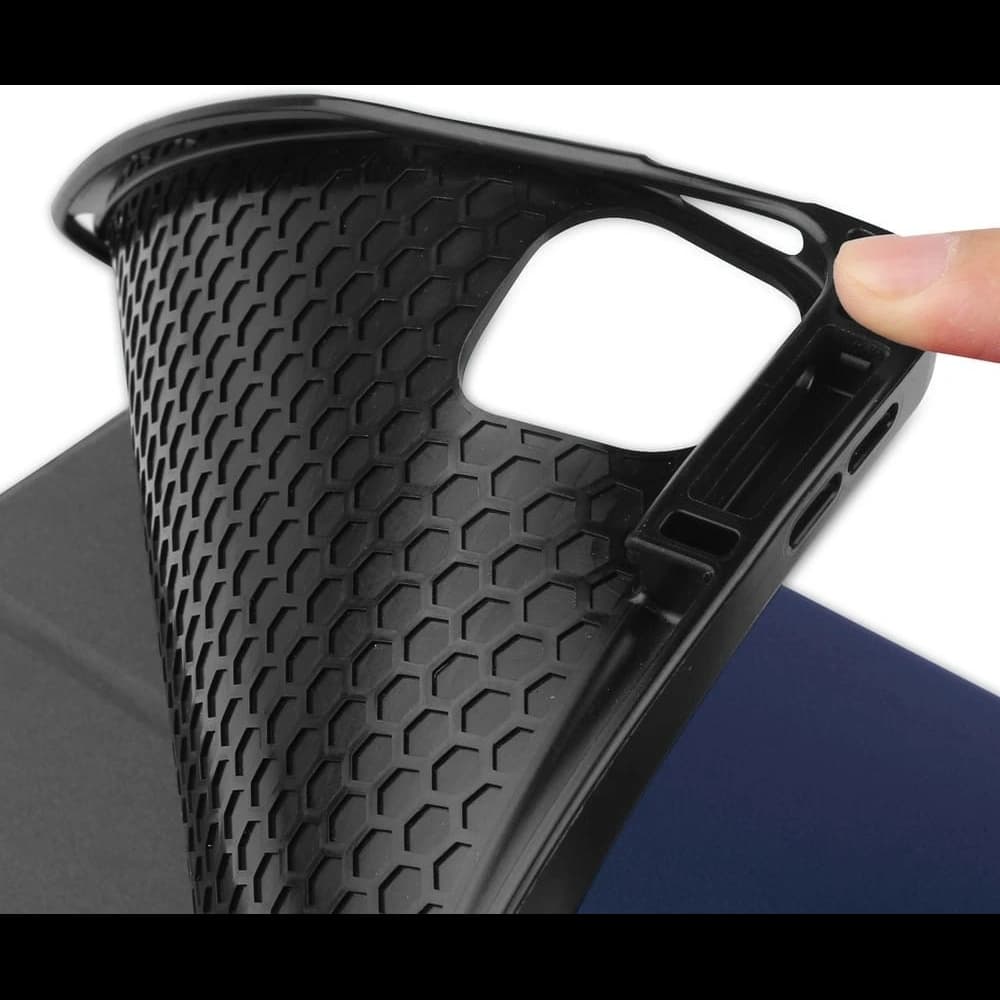 Bizon Case Tab Lizard Apple iPad Pro 12.9 2022/2021/2020/2018 albastru închis - 8