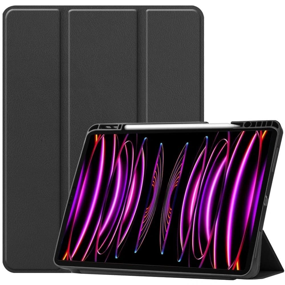 Bizon Case Tab Lizard Apple iPad Pro 12.9 2022/2021/2020/2018 fekete - 1